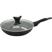 Klausberg 7038 - koekenpan met deksel - Ø22 cm - Marmer coating - Alle warmtebronnen
