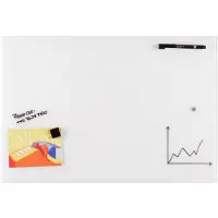 Naga Glassboard 40x60cm Wit