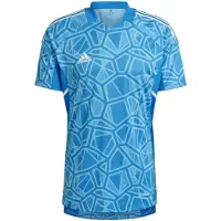 Adidas Mannen, Voetbalshirt, Heren Condivo 22 keeperstrui korte mouw blauw HB1623 (S) (S), Blauw, S