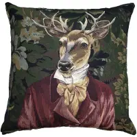 Mars & More gobelin kussen baron hert paars 45x45cm