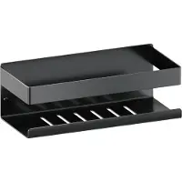 Brauer Doucherek 23cm gunmetal geborsteld PVD