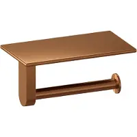 Brauer Toiletrolhouder Copper Edition Met Planchet Koper Geborsteld PVD