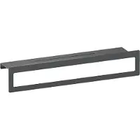 Brauer Gunmetal Edition handdoekrek met planchet gunmetal geborsteld PVD