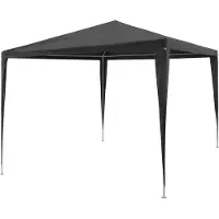 vidaXL Partytent 3x3 m PE antraciet