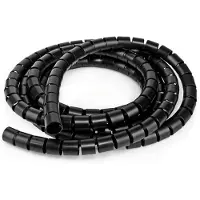 Nedis Spiraalband | | 2 meter (Ø 16 mm, Zwart)