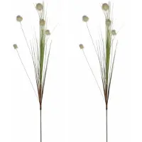 Mica Decorations 2x stuks mica Decorations - Rietgras kunstplant losse steel - groen - 84cm - Kunstplanten