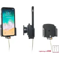 Brodit 714013 Houder Mobiele Telefoon/Smartphone Zwart Passieve Houder, Smartphonehouder, Zwart