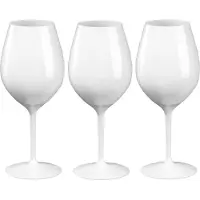 SANTEX 10x Witte Of Rode Wijn Wijnglazen 51 Cl/510 Ml Van Onbreekbaar Wit