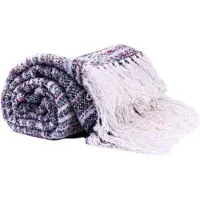 Imbarro - Plaid 'Pie' (Purple, 130 x 170cm)