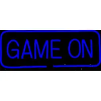 Groenovatie LED Neon Verlichting Bord "Game On" - Incl. Adapter - 50x20cm - Blauw