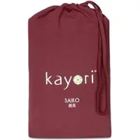 Kayori Hoeslaken Saiko Rood (Jersey)-140 x 220 cm