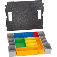 Bosch Professional Inzetbakken voor L-Boxx 102 12-delig - 1600A016N9