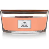 Woodwick Heartwick Flame Ellipse Geurkaars - Manuka Nectar - 50 branduren