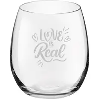 Royal Leerdam Gegraveerde Drinkglas 39cl Love is real