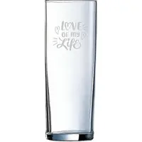 Arcoroc Gegraveerde longdrinkglas 31cl Love of my life