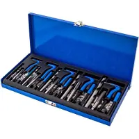 Bituxx Draadreparatieset / Schroefdraad Reparatieset - 131-Delig - M5 / M6 / M8 / M10 / M12 - Incl. Koffer