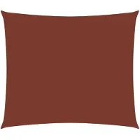 vidaXL Zonnescherm rechthoekig 2,5x4 m oxford stof terracottakleurig