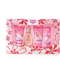 Tulipan Negro Set Gourmand Fresa&nata Shower Gel Roze