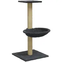 vidaXL Kattenmeubel met sisal krabpaal 74 cm donkergrijs