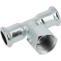 Bonfix M-press C-staal T-stuk 42 x 1/2" bi.dr. x 42 mm
