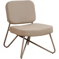 Livin24 Scandinavische fauteuil Viggo taupe gerecyclede stof