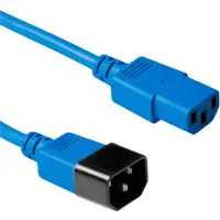 ACT AK5108 Stroomkabel 230V | C13/C14 | Blauw | 60 cm