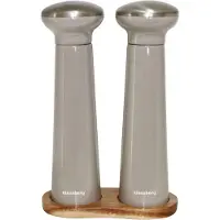 Klausberg 7595 - Peper en zout molen - grijs - glans - 22.5 cm