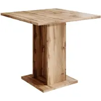 Meubella eetkamertafel Swen eiken vierkant 80x80 cm