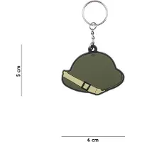 Fostex Sleutelhanger 3D PVC Brodie Helmet WWII #117