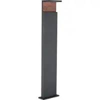 LUCANDE - Lignus LED Tuinlamp H100 Dark Grey