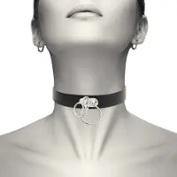 Coquette ACCESSORIES | Hand Crafted Choker Vegan Leather - Double Ring