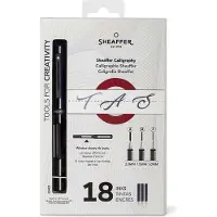 Sheaffer kalliegrafieset - zwart - penpunten F/M/B - SF-93402
