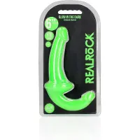 Shots toys 6" Inch Strapless Strap-On Glow in the Dark Neon - Groen