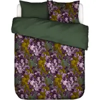 Essenza Dekbedovertrek Leila Forest Green Satijn-260 x 200 / 220 cm | Extra Breed