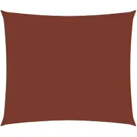 vidaXL Zonnescherm rechthoekig 3,5x4,5 m oxford stof terracottakleurig
