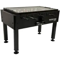 Pegasi Voetbaltafel | Forza Pro Black | Glasplaat