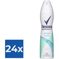 Rexona Deospray Women - Shower Fresh - Voordeelverpakking 24 stuks