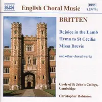 OUTHERE Choir Of St John's College Cambridge, Christopher Robinson - Britten: Rejoice In The Lamb (CD)