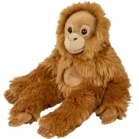 Nature Planet Pluche Orang Utan Aap knuffeldier van 45 cm - Knuffel bosdieren