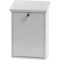 V-Part - Wandbrievenbus Toledon - Galvanized steel Powder Coated - wit - Brievenbus