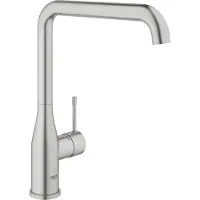 GROHE Essence 1 gats keukenkraan met L uitloop steel