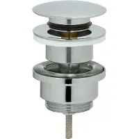 Tiger Wastafelplug pop-up 5/4" chroom