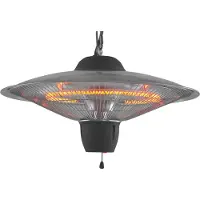 Eurom Terrasverwarmer Partytent Heater 1502 - Hangend - 1500w - Zilver