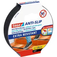 TESA 55587-00002-11 Anti-sliptape Zwart (l x b) 5 m x 25 mm 1 stuk(s)