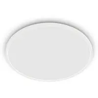 Philips SuperSlim LED IP54 Ø 25cm 2.700K wit Superslim, dimbaar, wit / opaal, metaal, LED plafondlamp