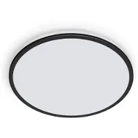 Philips Ozziet plafondlamp - rond - zwart - 18W 27K
