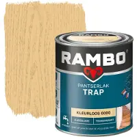 Rambo Pantserlak Trap Transparant Zijdeglans 0000 Kleurloos 0,75l