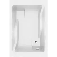 Allibert Rechthoekig Bad Confindence 180x120x56-58cm Wit