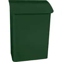 V-Part - Wandbrievenbus Lugon - Galvanized Steel Powder Coated - groen - Brievenbus