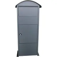 V-Part - Brievenbus Victorian - Galvanized Steel Powder Coated - mat antraciet - Brievenbus